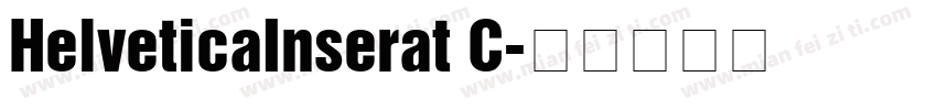 HelveticaInserat C字体转换